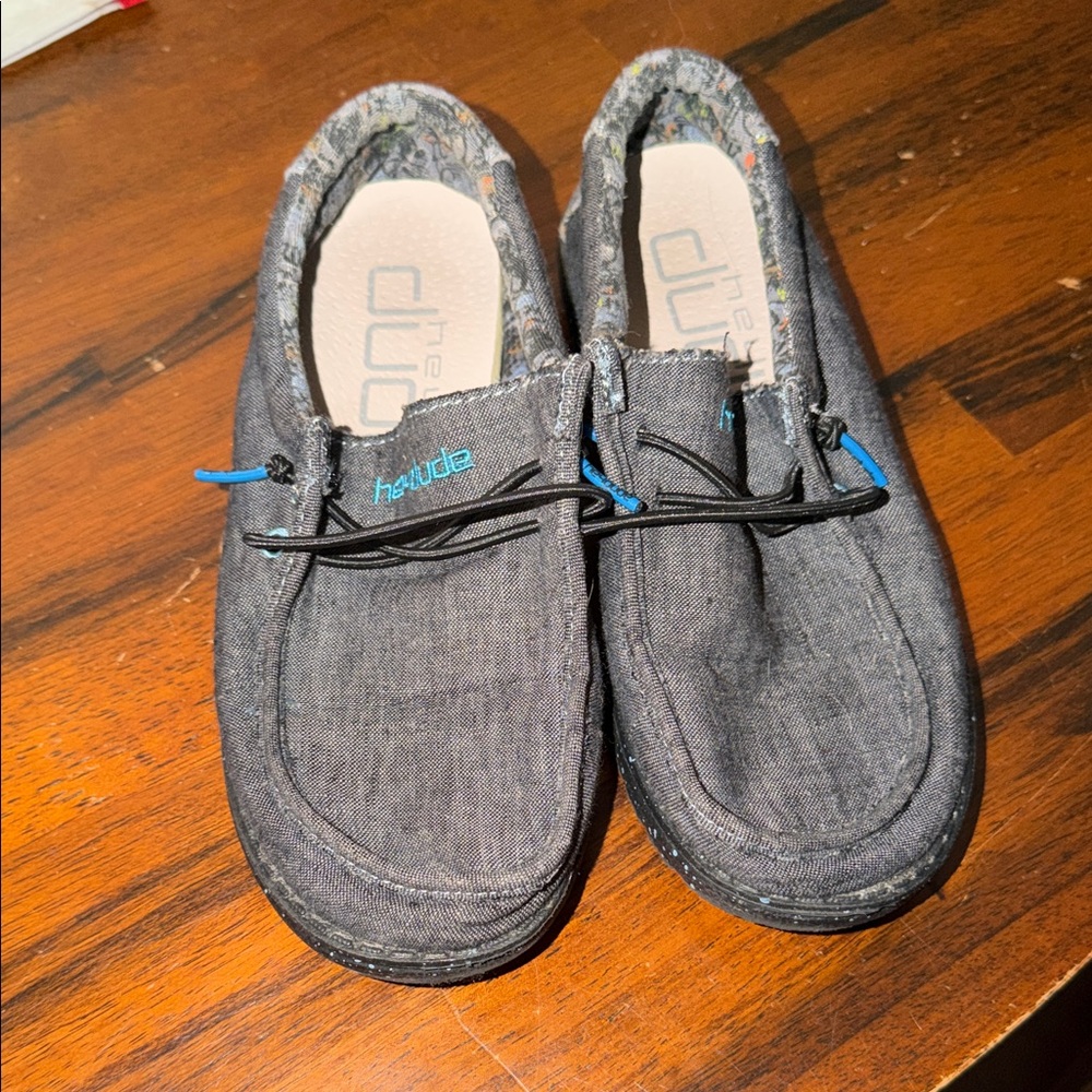 Hey Dude Charcoal Slip-On Loafers
